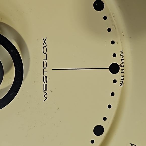 Vintage 1950s Westclox wall clock. Working conditions. - Picture 5 of 11